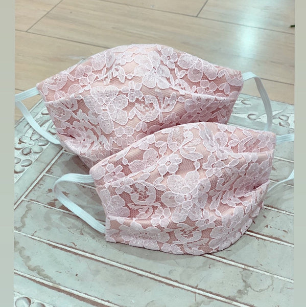 Mommy and Me SET • NON-MEDICAL BLUSH PINK FASHION MASK