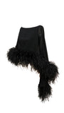 Ostrich Feather Cape - Custom made