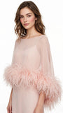 Ostrich Feather Cape - Custom made