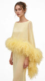 Ostrich Feather Cape - Custom made