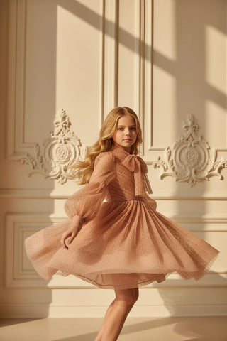 Girls Polka Dot Ruffles