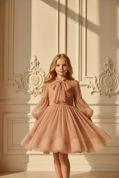 Girls Polka Dot Ruffles
