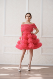 SALE - FUCHSIA RUFFLE SKIRT