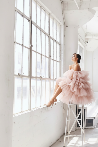 Ruffle Tulle Swan