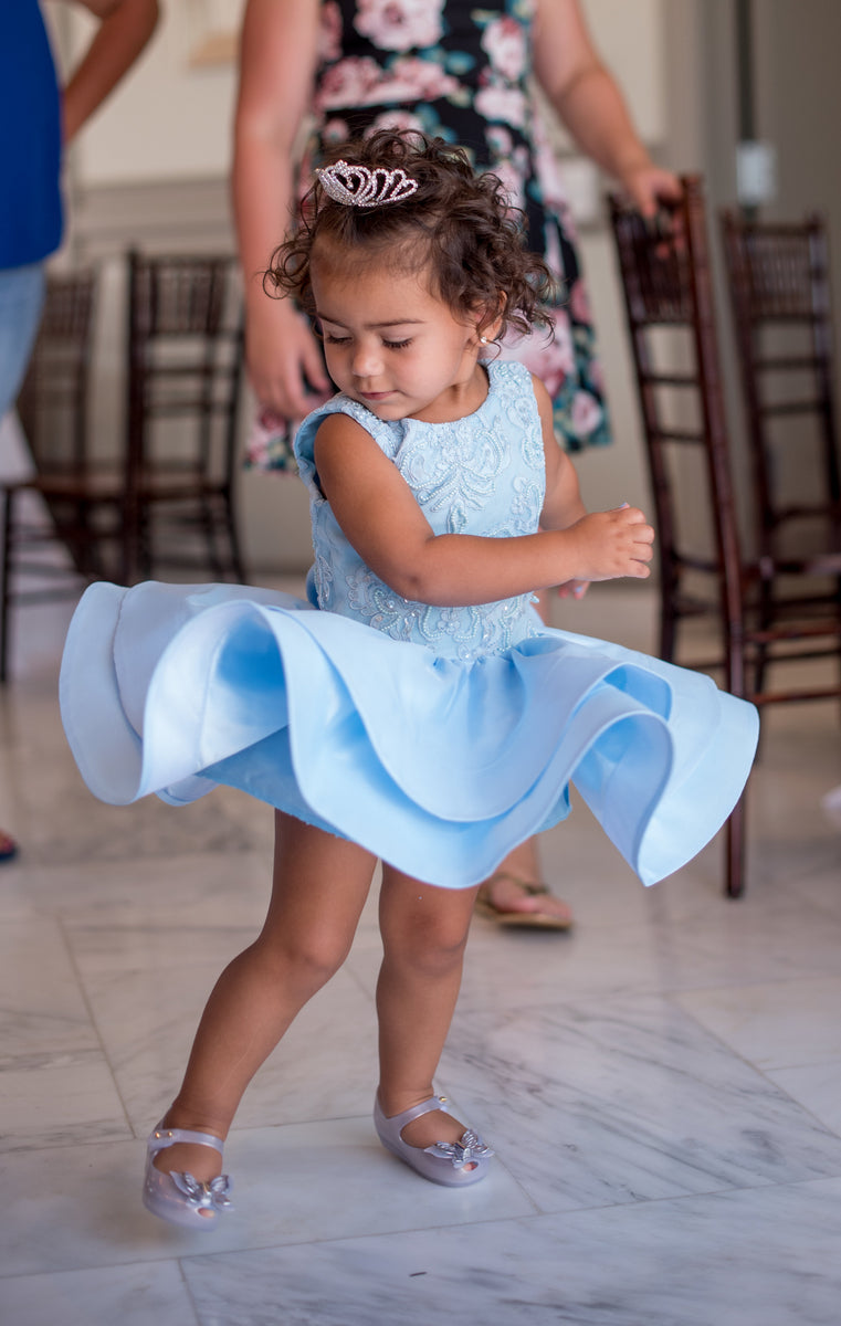 Blush Blue Jadore Dress – ISABELLA COUTURE