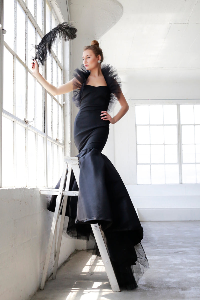 SALE - BLACK SWAN ISABELLA COUTURE SALE - BLACK SWAN ISABELLA COUTURE