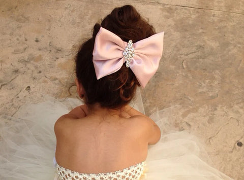Luxury Small Crystal Bow