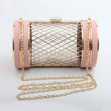 SOLD OUT - Luxury Glitter Metal Cage Bag