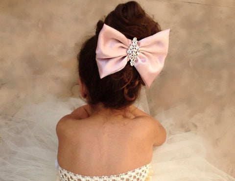Isabella Couture Crystal Bow